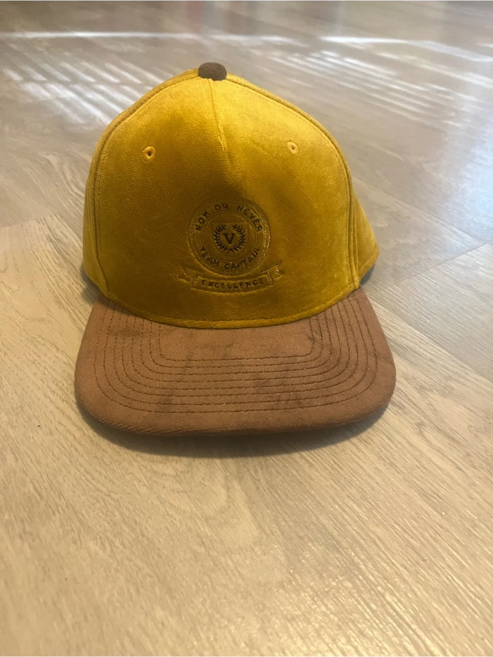 art‎ class Mustard Yellow & Brown Men's Baseball Cap